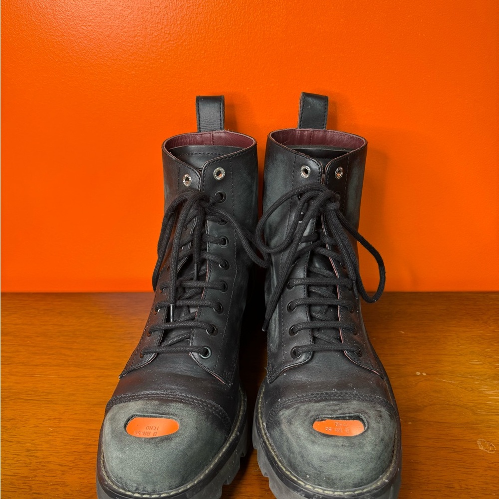 Diesel High-Top Leather Boots